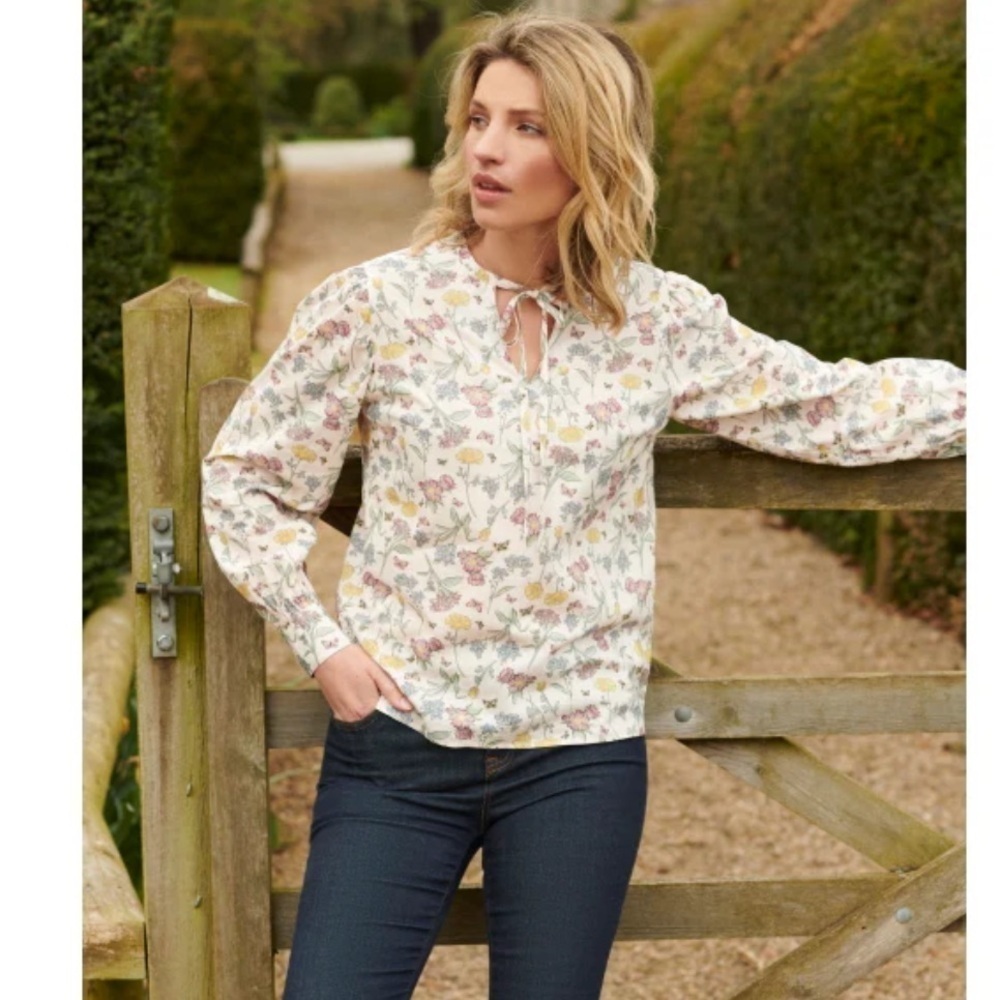Barbour ladies Esme floral top